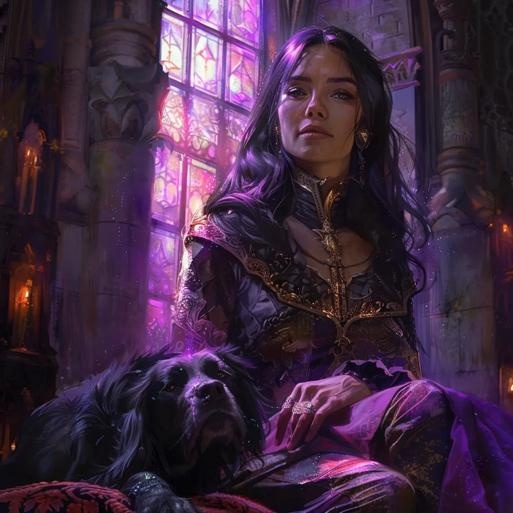 portrait of Valeria de Monteil.