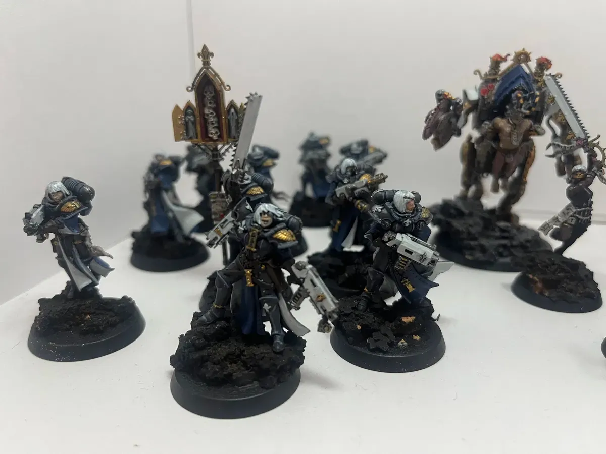 Picture of all the painted Sororitas so far.