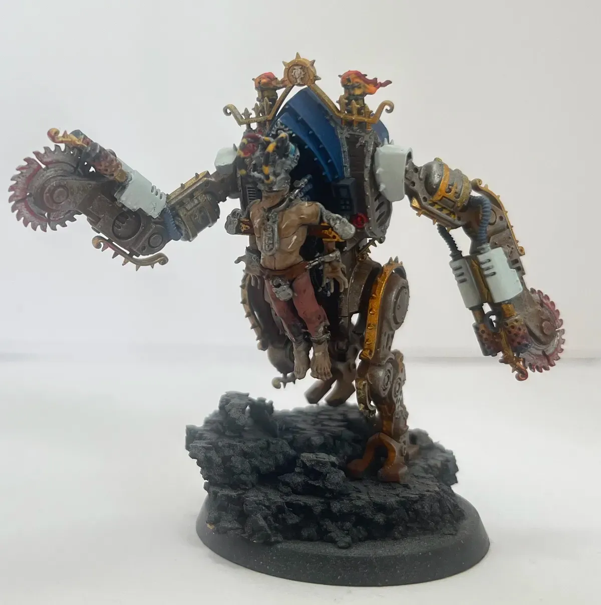 Close up of the Penitent engine.